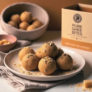 Sattu Laddoo Laddu made with pure desi ghee, jaggery, and dry fruits – front view