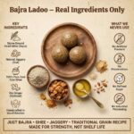 Bajra ladoo ingredients pearl millet ghee and jaggery