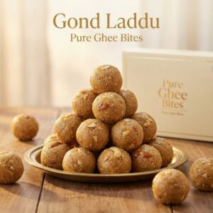 Gond laddu made with edible gum dry fruits and pure desi ghee