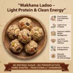 Low calorie makhana ladoo for weight management