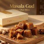 Masala gud spiced jaggery bites made with traditional Indian spices