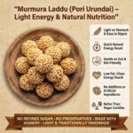 Light murmura ladoo for quick energy and guilt free snacking