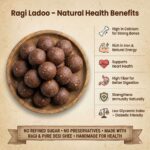 Healthy ragi ladoo for calcium rich gluten free nutrition