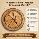 Sesame chikki for calcium and bone health